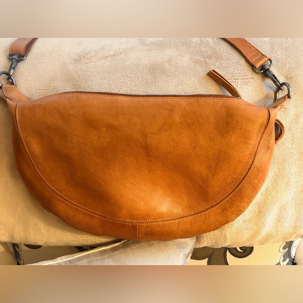 Latico - Callie Leather Sling Bag - cognac